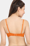 Rosaline Padded Wired 3/4th Coverage T-Shirt Bra - Golden Poppy — thumbnail 2